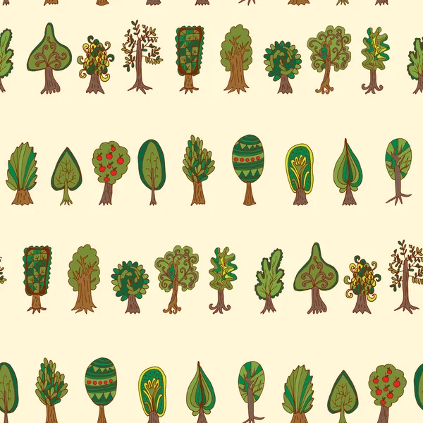 Лесные деревья — стоковый вектор