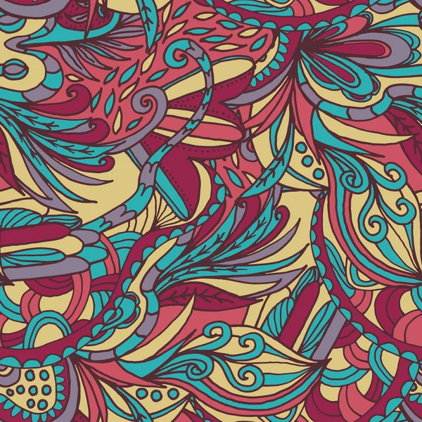 Patrón floral abstracto — Vector de stock