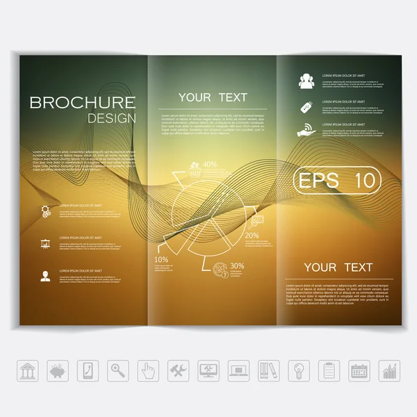 Business Brochure design  template — Stock Vector