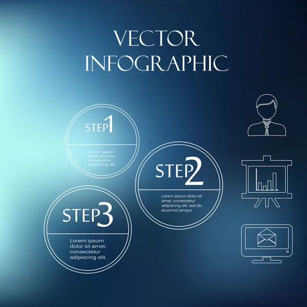 Elementos de infografía fondo — Archivo Imágenes Vectoriales