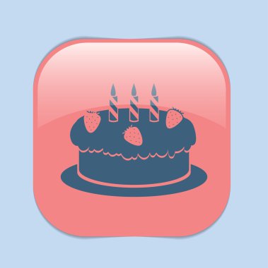doğum günü pastası simgesi