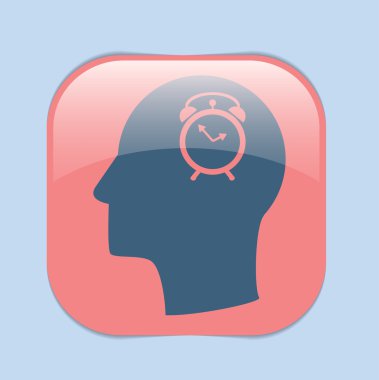 kafa ile Alarm simgesini