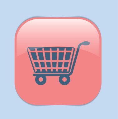 Alışveriş sepeti, çevrimiçi mağaza simgesi