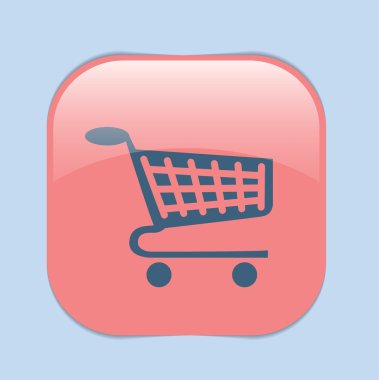 Alışveriş sepeti, çevrimiçi mağaza simgesi