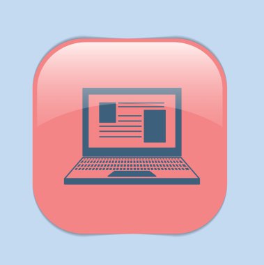 Dizüstü bilgisayar, dizüstü bilgisayar simgesi.