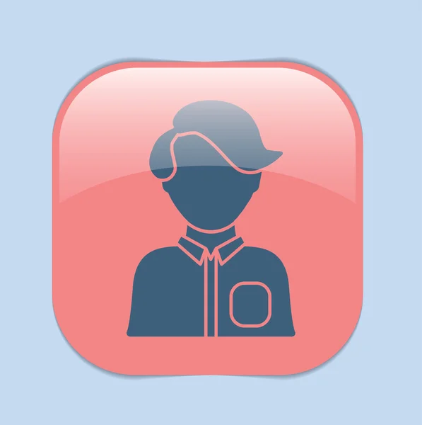 Male, man, worker icon — Stock Vector