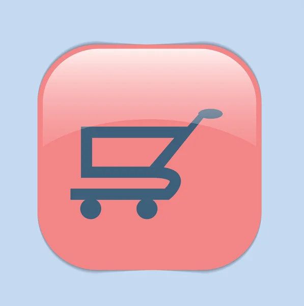 Shopping cart, online store icon — Stock Vector