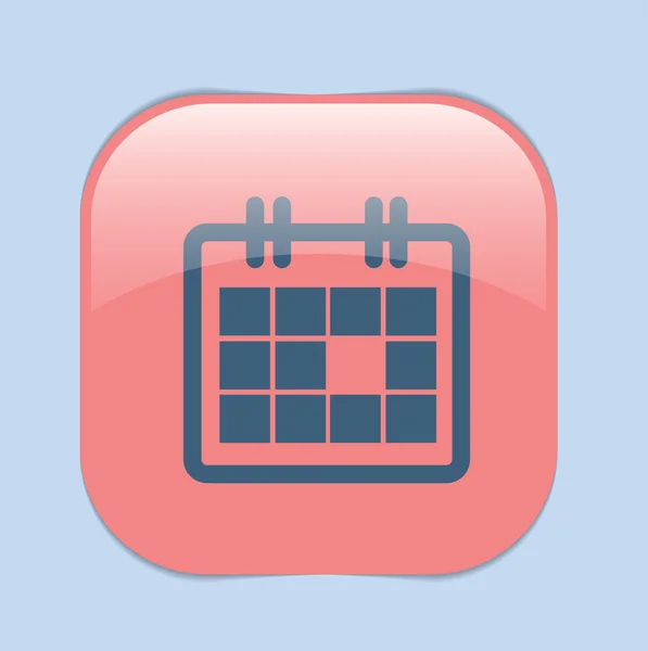 Ημερολόγιο σημάδι, σύμβολο του χρόνου — Διανυσματικό Αρχείο