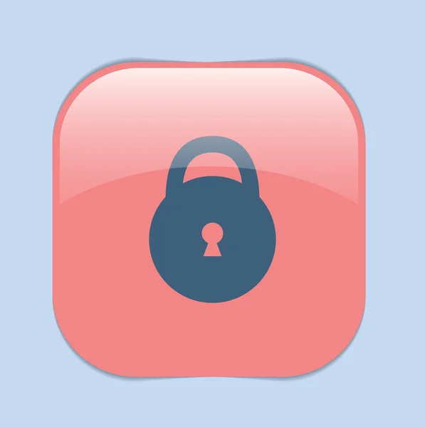 Closed Padlock icon — Stock Vector