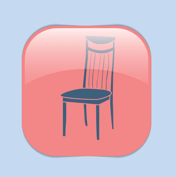 Chair, furniture icon — Stock Vector