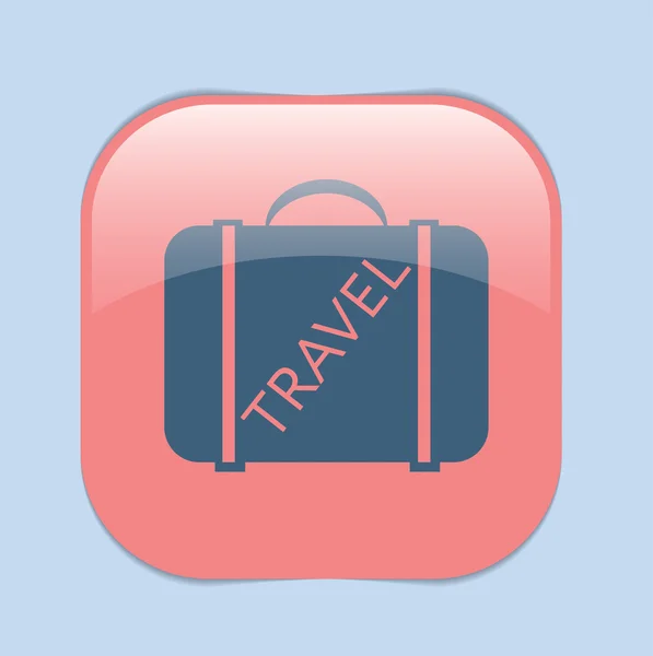 Travel Bag, suitcase  icon — Stock Vector