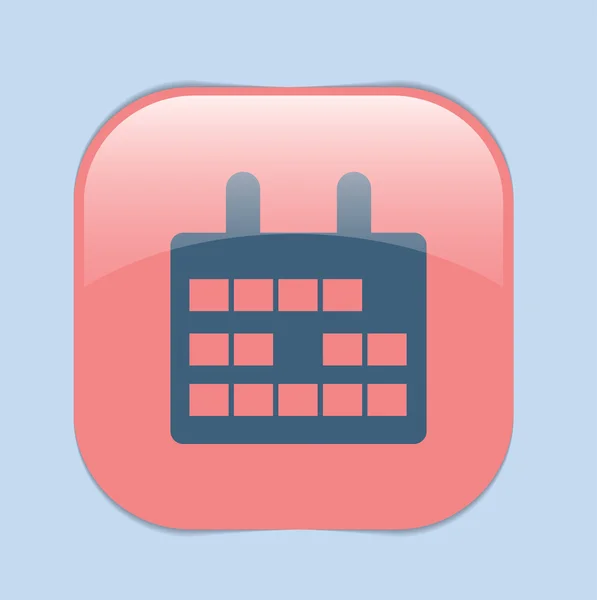 Ημερολόγιο σημάδι, σύμβολο του χρόνου — Διανυσματικό Αρχείο
