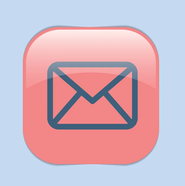 Busta, icona e-mail — Vettoriale Stock