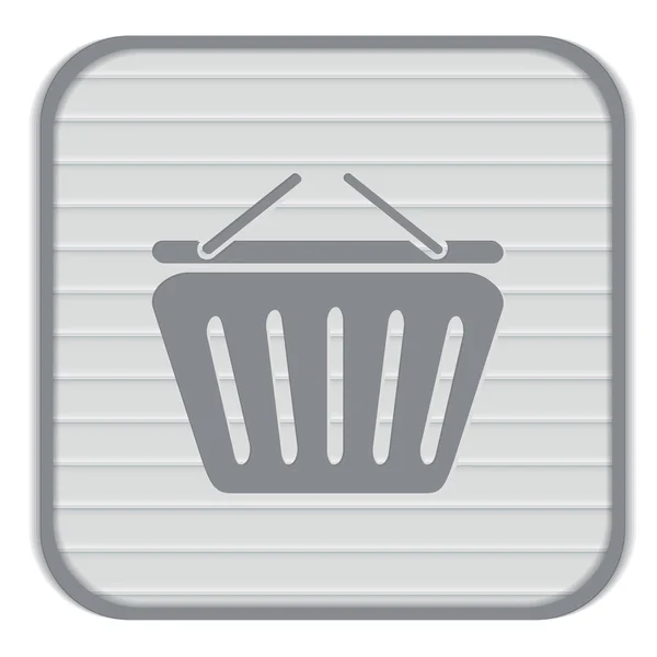 Shopping basket icon — Stock Vector