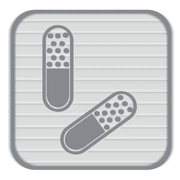 Pillole, tablet icona — Vettoriale Stock