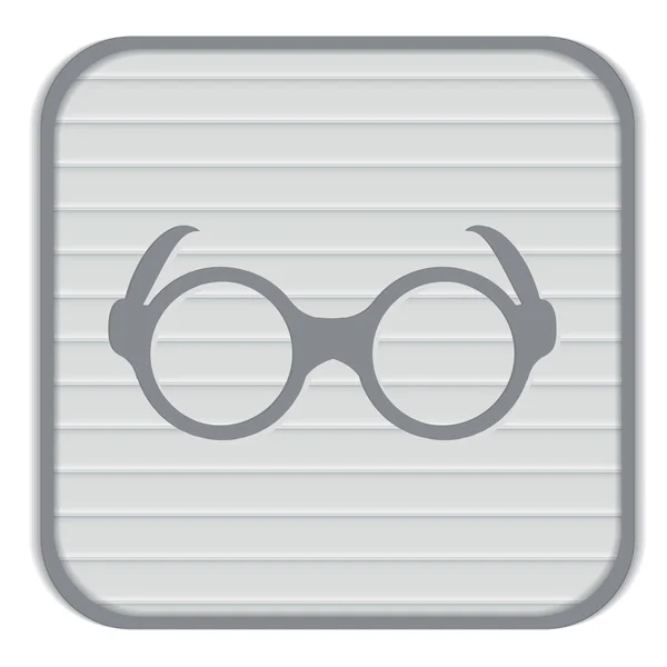 Стекол, окулярів значок — стоковий вектор