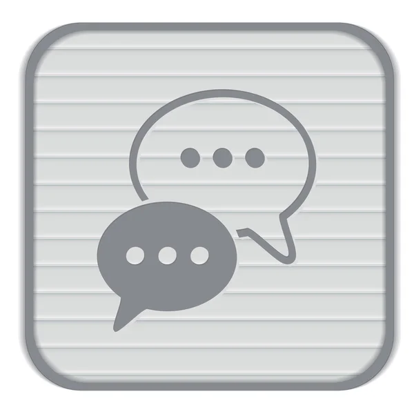 Dialogue,  speech bubbles icon — Stock Vector