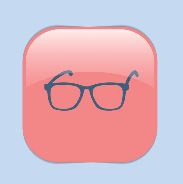 Gözlük, gözlük simgesi — Stok Vektör