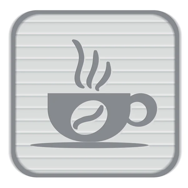 Tasse à café, icône boisson — Image vectorielle