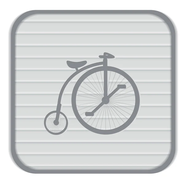 Icono de bicicleta retro — Vector de stock