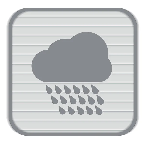 Rain Cloud  icon — Stock Vector