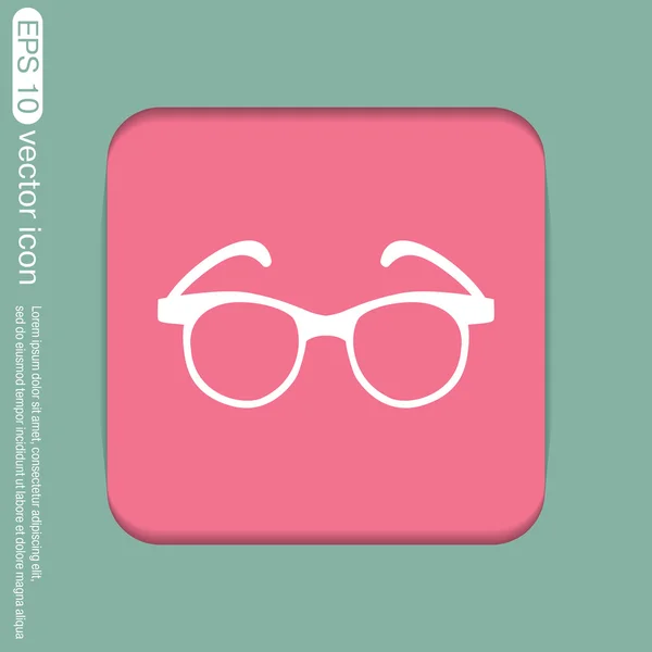 Lunettes, icône de lunettes — Image vectorielle