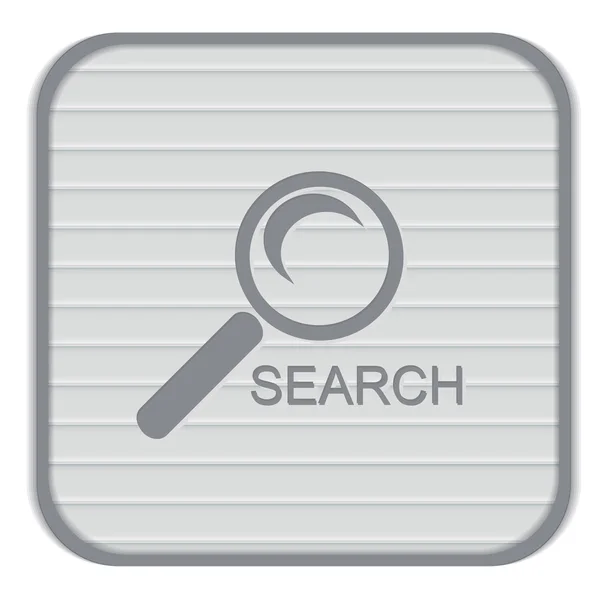 Magnifier search icon — Stock Vector