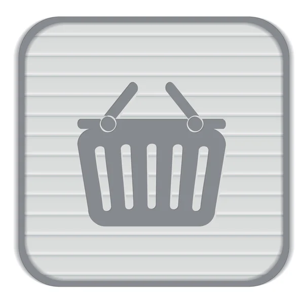 Shopping basket icon. — Stock Vector