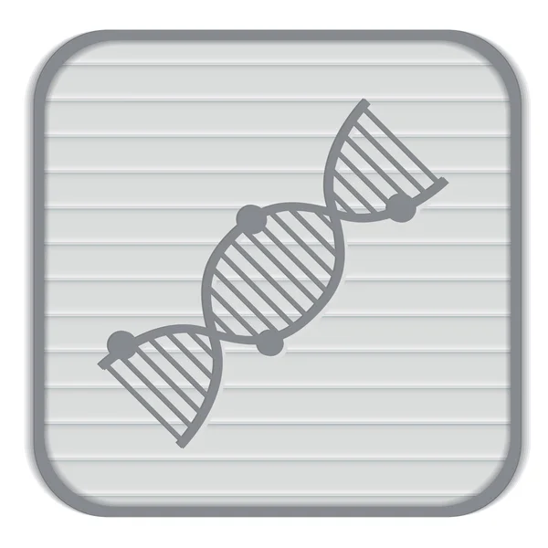 DNA-helix. Medische onderzoek pictogram — Stockvector