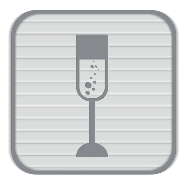 Champagne glass icon — Stock Vector