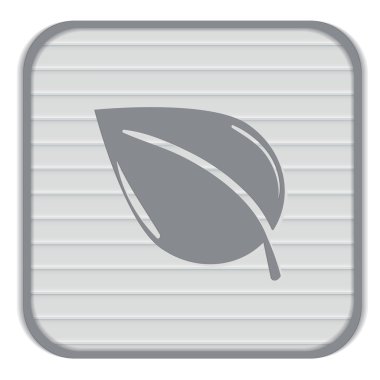 Yaprak işareti. doğa simgesi