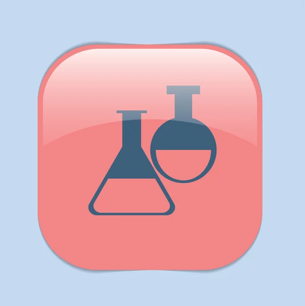 Icono de medicina o química — Archivo Imágenes Vectoriales