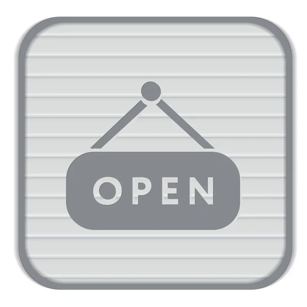 Panneau ouvert . — Image vectorielle