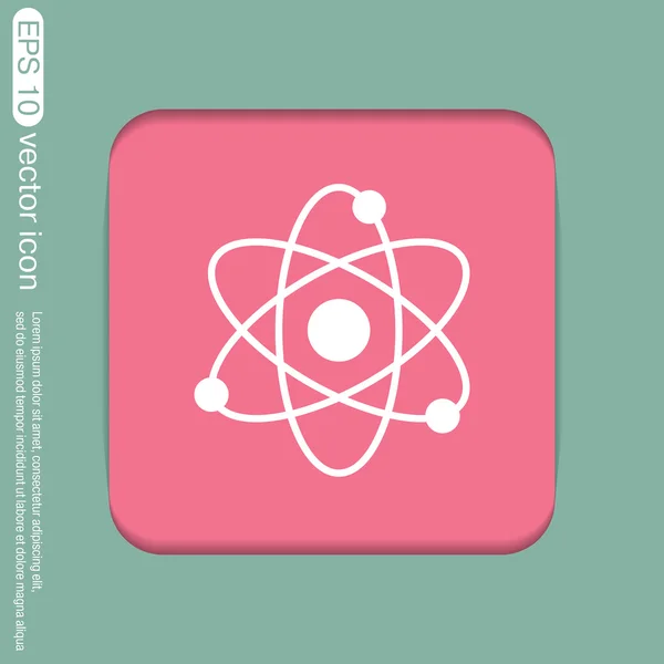 Ikone der Physik oder Chemie — Stockvektor