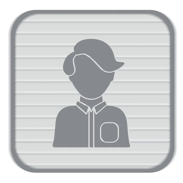 Male avatar icon — Stock Vector