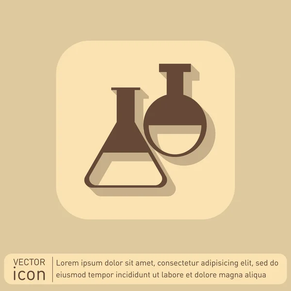Chemistry, medicine icon — Stock Vector