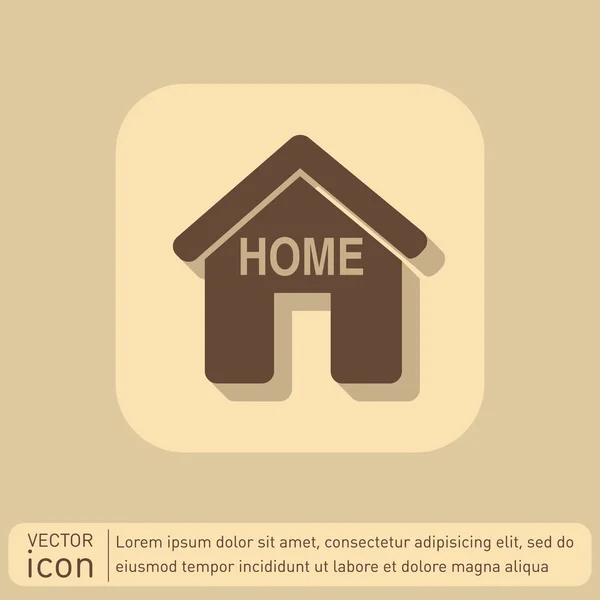 House icon. Home sign — Stock Vector