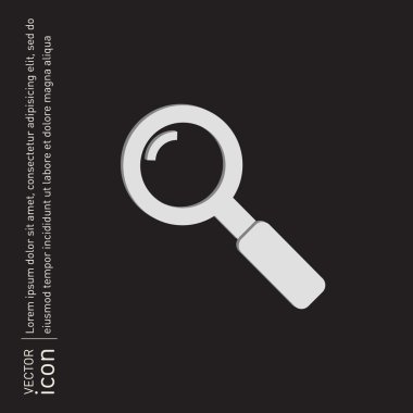 Büyüteç'i, arama simgesi