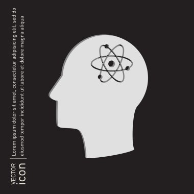 Kafa simgesi ile atom
