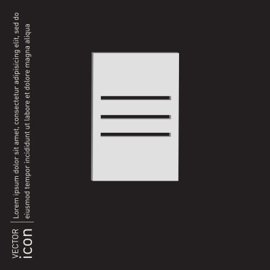 Tablet yaprak kağıt simgesi