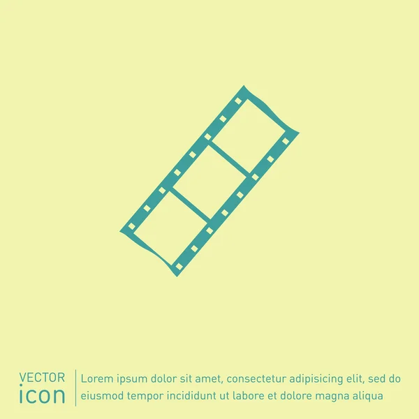 Sinal de filme. símbolo de cinema — Vetor de Stock