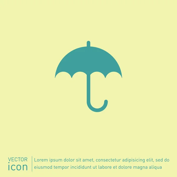 Umbrella icon.  rain  protection — Stock Vector