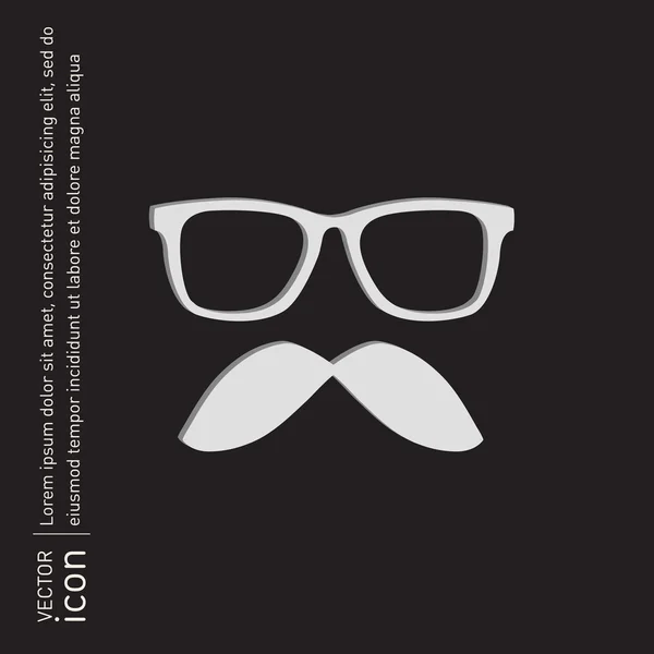 Hipster-Symbol — Stockvektor