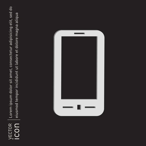 Smartphone, señal de teléfono celular — Vector de stock