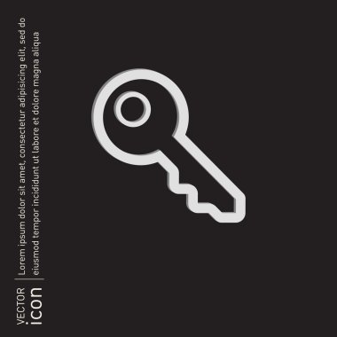 anahtar simgesi simgesi