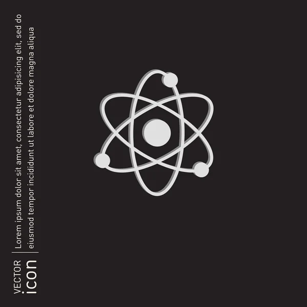 Atom, molecule, chemistry icon — Stock Vector