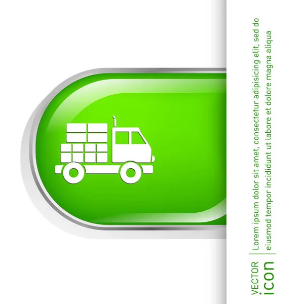 Truck. Logistic icon. — Stock Vector
