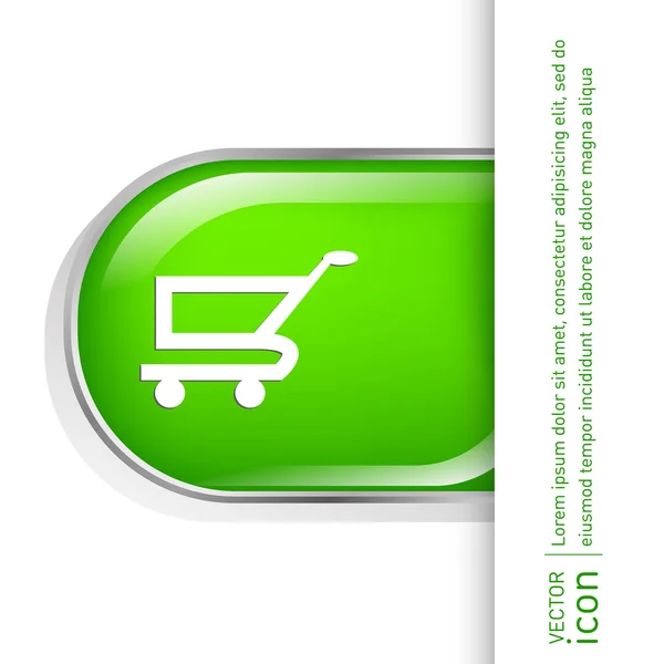 Cart, online store icon — Stock Vector