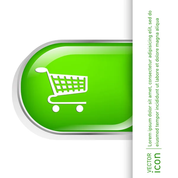 Cart, online store icon — Stock Vector