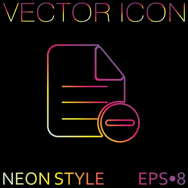 Página del icono del documento — Vector de stock